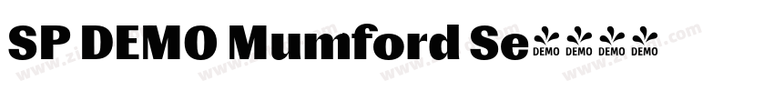 SP DEMO Mumford Se字体转换 SP DEMO Mumford Se字体转换